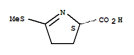 (s)-(9ci)-3,4-二氫-5-(甲基硫代)-2H-吡咯-2-羧酸結(jié)構(gòu)式_737724-92-4結(jié)構(gòu)式