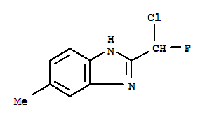 (9ci)-2-(氯氟甲基)-5-甲基-1H-苯并咪唑結構式_73774-30-8結構式