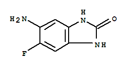 (9ci)-5-氨基-6-氟-1,3-二氫-2H-苯并咪唑-2-酮結(jié)構(gòu)式_73778-91-3結(jié)構(gòu)式