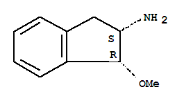 1H-inden-2-amine,2,3-dihydro-1-methoxy-,(1r,2s)-rel-(9ci) Structure,737796-56-4Structure