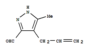(9ci)-5-甲基-4-(2-丙烯基)-1H-吡唑-3-羧醛結(jié)構(gòu)式_737805-63-9結(jié)構(gòu)式