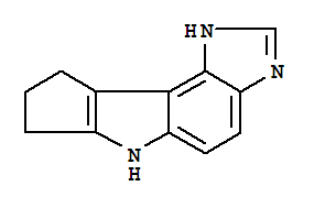 (9ci)-6,7,8,9-四氫-1H-環(huán)戊并[4,5]吡咯并[3,2-e]苯并咪唑結構式_73857-37-1結構式