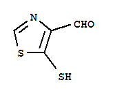 4-Thiazolecarboxaldehyde, 5-mercapto-(9ci)Structure,738619-23-3Structure 4-Thiazolecarboxaldehyde, 5-mercapto-(9ci) Structure,738619-23-3Structure