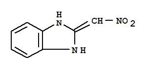(9ci)-2,3-二氫-2-(硝基亞甲基)-1H-苯并咪唑結構式_73923-32-7結構式