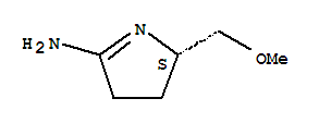 (s)-(9ci)-3,4-二氫-2-(甲氧基甲基)-2H-吡咯-5-胺結(jié)構(gòu)式_739344-59-3結(jié)構(gòu)式