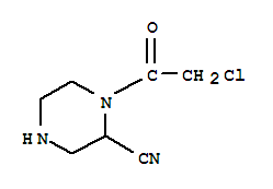 2-Piperazinecarbonitrile, 1-(chloroacetyl)-(9ci)Structure,739364-92-2Structure 2-Piperazinecarbonitrile, 1-(chloroacetyl)-(9ci) Structure,739364-92-2Structure