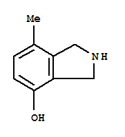 (9ci)-2,3-二氫-7-甲基-1H-異吲哚-4-醇結構式_739365-32-3結構式
