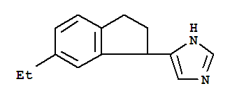 1H-imidazole,4-(6-ethyl-2,3-dihydro-1h-inden-1-yl)-(9ci) Structure,740066-96-0Structure