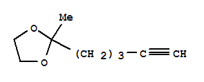 1,3-Dioxolane, 2-methyl-2-(4-pentynyl)-(9ci)Structure,74066-96-9Structure 1,3-Dioxolane, 2-methyl-2-(4-pentynyl)-(9ci) Structure,74066-96-9Structure