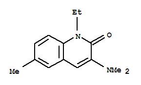 (9ci)-3-(二甲基氨基)-1-乙基-6-甲基-2(1H)-喹啉酮結(jié)構(gòu)式_740760-00-3結(jié)構(gòu)式