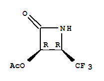 (3r,4r)-(9ci)-3-(乙?；趸?-4-(三氟甲基)-2-氮雜啶酮結(jié)構(gòu)式_740802-76-0結(jié)構(gòu)式