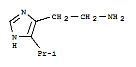 (9ci)-5-(1-甲基乙基)-1H-咪唑-4-乙胺結構式_74337-17-0結構式