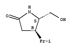 (4r,5s)-(9ci)-5-(羥基甲基)-4-(1-甲基乙基)-2-吡咯烷酮結(jié)構(gòu)式_745014-14-6結(jié)構(gòu)式