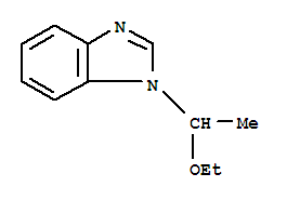 (9ci)-1-(1-乙氧基乙基)-1H-苯并咪唑結(jié)構(gòu)式_74586-44-0結(jié)構(gòu)式