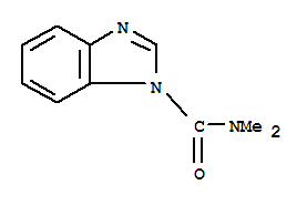 (9ci)-N,N-二甲基-1H-苯并咪唑-1-羧酰胺結(jié)構(gòu)式_74731-28-5結(jié)構(gòu)式