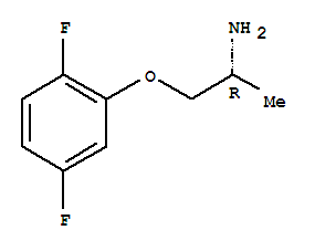 (2r)-(9ci)-1-(2,5-二氟苯氧基)-,2-丙胺結(jié)構(gòu)式_747393-55-1結(jié)構(gòu)式