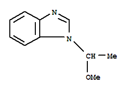 (9ci)-1-(1-甲氧基乙基)-1H-苯并咪唑結(jié)構(gòu)式_74758-79-5結(jié)構(gòu)式