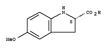 (s)-(9ci)-2,3-二氫-5-甲氧基-1H-吲哚-2-羧酸結(jié)構(gòu)式_748090-00-8結(jié)構(gòu)式