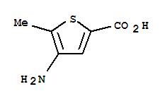 2-Thiophenecarboxylicacid,4-amino-5-methyl-(9ci)Structure,748091-32-9Structure 2-Thiophenecarboxylicacid,4-amino-5-methyl-(9ci) Structure,748091-32-9Structure