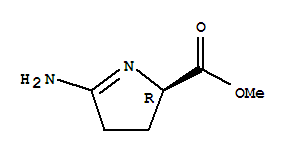 (r)-(9ci)-5-氨基-3,4-二氫-2H-吡咯-2-羧酸甲酯結(jié)構(gòu)式_749169-51-5結(jié)構(gòu)式