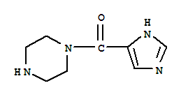 (9ci)-1-(1H-咪唑-4-基羰基)-哌嗪結(jié)構(gòu)式_749197-63-5結(jié)構(gòu)式
