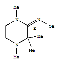 Piperazinone, 1,3,3,4-tetramethyl-, oxime, (e)-(9ci)Structure,74986-99-5Structure Piperazinone, 1,3,3,4-tetramethyl-, oxime, (e)-(9ci) Structure,74986-99-5Structure