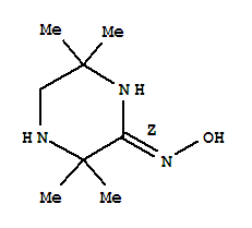 Piperazinone, 3,3,6,6-tetramethyl-, oxime, (z)-(9ci)Structure,74987-03-4Structure Piperazinone, 3,3,6,6-tetramethyl-, oxime, (z)-(9ci) Structure,74987-03-4Structure