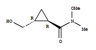 (1r,2r)-rel-(9ci)-2-(羥基甲基)-n-甲氧基-n-甲基-環(huán)丙烷羧酰胺結(jié)構(gòu)式_749885-56-1結(jié)構(gòu)式