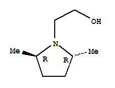 (2r,5r)-(9ci)-2,5-二甲基-1-吡咯烷乙醇結(jié)構式_749897-99-2結(jié)構式