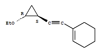 rel-(9ci)-1-[[(1r,2s)-2-乙氧基環(huán)丙基]乙炔]-環(huán)己烯結(jié)構(gòu)式_750638-36-9結(jié)構(gòu)式