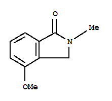 (9ci)-2,3-二氫-4-甲氧基-2-甲基-1H-異吲哚-1-酮結(jié)構(gòu)式_750649-62-8結(jié)構(gòu)式