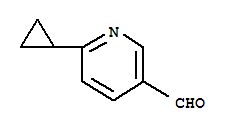 3-Pyridinecarboxaldehyde, 6-cyclopropyl- (9ci)Structure,75097-19-7Structure 3-Pyridinecarboxaldehyde, 6-cyclopropyl- (9ci) Structure,75097-19-7Structure