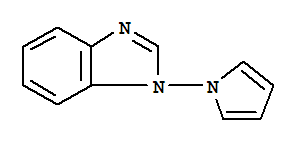 (9ci)-1-(1H-吡咯-1-基)-1H-苯并咪唑結構式_75107-05-0結構式
