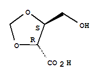 (9ci)-5-(羥基甲基)-,(4r-反式)-1,3-二氧戊環(huán)-4-羧酸結(jié)構(gòu)式_75201-59-1結(jié)構(gòu)式