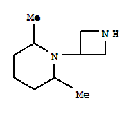 Piperidine, 1-(3-azetidinyl)-2,6-dimethyl-(9ci)Structure,752180-92-0Structure Piperidine, 1-(3-azetidinyl)-2,6-dimethyl-(9ci) Structure,752180-92-0Structure
