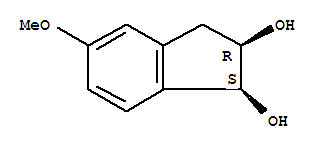 (1r,2s)-rel-(9ci)-2,3-二氫-5-甲氧基-1H-茚-1,2-二醇結(jié)構(gòu)式_753020-50-7結(jié)構(gòu)式