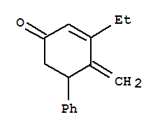 2-Cyclohexen-1-one,3-ethyl-4-methylene-5-phenyl-(9ci)Structure,753026-61-8Structure 2-Cyclohexen-1-one,3-ethyl-4-methylene-5-phenyl-(9ci) Structure,753026-61-8Structure