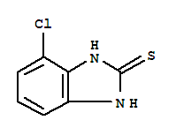 (9ci)-4-氯-1,3-二氫-2H-苯并咪唑-2-硫酮結(jié)構(gòu)式_75335-72-7結(jié)構(gòu)式
