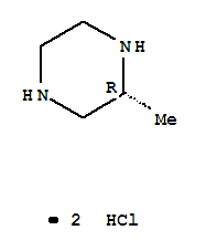(R)-2-甲基哌嗪雙鹽酸鹽結(jié)構(gòu)式_75336-89-9結(jié)構(gòu)式