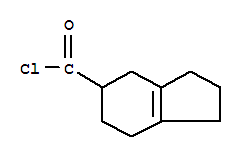 (9ci)-2,3,4,5,6,7-六氫-1H-茚-5-羰酰氯結(jié)構(gòu)式_75412-82-7結(jié)構(gòu)式