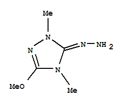 3H-1,2,4-triazol-3-one,2,4-dihydro-5-methoxy-2,4-dimethyl-,hydrazone(9ci)Structure,754201-49-5Structure 3H-1,2,4-triazol-3-one,2,4-dihydro-5-methoxy-2,4-dimethyl-,hydrazone(9ci) Structure,754201-49-5Structure