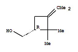 (1r)-(9ci)-2,2-二甲基-3-(1-甲基亞乙基)-環(huán)丁烷甲醇結(jié)構(gòu)式_754227-26-4結(jié)構(gòu)式