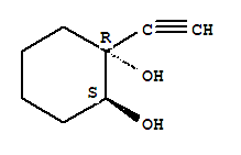 1,2-Cyclohexanediol, 1-ethynyl-, trans-(9ci)Structure,75476-41-4Structure 1,2-Cyclohexanediol, 1-ethynyl-, trans-(9ci) Structure,75476-41-4Structure