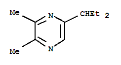 Pyrazine, 5-(1-ethylpropyl)-2,3-dimethyl-(9ci)Structure,75492-05-6Structure Pyrazine, 5-(1-ethylpropyl)-2,3-dimethyl-(9ci) Structure,75492-05-6Structure