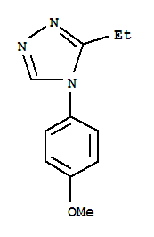 4H-1,2,4-triazole,3-ethyl-4-(4-methoxyphenyl)-(9ci)Structure,754925-60-5Structure 4H-1,2,4-triazole,3-ethyl-4-(4-methoxyphenyl)-(9ci) Structure,754925-60-5Structure