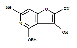 Furo[3,2-c]pyridine-2-carbonitrile,4-ethoxy-3-hydroxy-6-methyl-(9ci) Structure,754926-10-8Structure