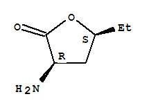 順式-(9ci)-3-氨基-5-乙基二氫-2(3H)-呋喃酮結(jié)構(gòu)式_754953-71-4結(jié)構(gòu)式