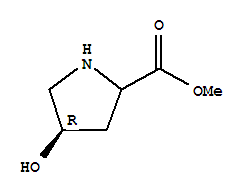 Proline, 4-hydroxy-, methyl ester, (4r)-(9ci)Structure,754962-86-2Structure Proline, 4-hydroxy-, methyl ester, (4r)-(9ci) Structure,754962-86-2Structure