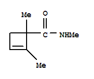 2-Cyclobutene-1-carboxamide,n,1,2-trimethyl-(9ci)Structure,75558-56-4Structure 2-Cyclobutene-1-carboxamide,n,1,2-trimethyl-(9ci) Structure,75558-56-4Structure