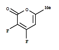 (9ci)-3,4-二氟-6-甲基-2H-吡喃-2-酮結構式_75599-88-1結構式